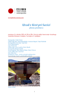 Programski list k plesni predstavi Uvod v Krst - 