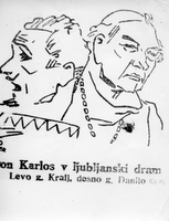 Friedrich Schiller: Don Karlos - Kralj, Danilo - Avtor upodobitve: Nikolaj Pirnat. SG Drama Ljubljana, 14. 12. 1929.
Objavljeno v: Jutro, 17. 12. 1929, št. 295, str. 9.
Fotografija je last: SLOGI (SGM).
Neg.: S. XXXV, 30; sig. 1031