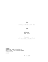 Scenarij za kratki igrani film Juha - 