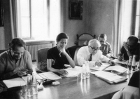 Homo mensura  - VII. kongres FIRT, Praga, 1.-9.IX.1973.

Na sliki: prvi z leve Filip Kumbatovič Kalan, tretji Vladimir Prochazka