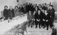 Homo mensura  - 40. obletnica mature na mariborski realki (1928-1968) - Kumbatovič stoji prvi z desne.