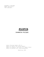 Snemalna knjiga za kratki igrani film Ko naju več ne bo - 