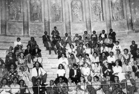 I. kongres FIRT - Venezia, 1957; udeleženci v notranjosti Teatra Olimipica v Vicenzi.
Sig. 6333