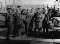 Kulturna študentska izmenjava z Združenimi državami Amerike - Milčinski, ?, Makarovič, Šobar-Zajc, Simčič, ? - 