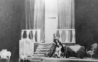 M. A. Bulgakov: Moliere - SNG Drama Ljubljana, 25. 12. 1935.
Plakat 609. F. Vodnik: Kritična dramaturgija, SM Ljubljana 1968 (13), str. 77.
Neg.: S.CLXVI, 21; sig. 7045