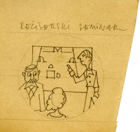 Ilustracije študijskih predmetov  - Režiserski seminar