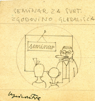 Ilustracije študijskih predmetov  - Seminar za svet. zgodovino gledališča