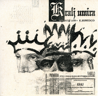 Kralj umira, 1993 - vabilo na premiero - 