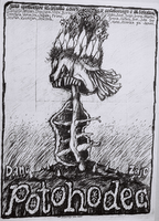 Potohodec, 1983 - plakat - oblikovanje: Saša Ostan