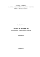 Televizija kot ustvarjalna sila - 