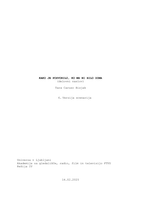 Scenarij za kratki igrani film Kako je pozvonilo, ko me ni bilo doma - 