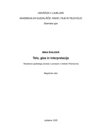 Telo, glas in interpretacija - digit. kop. - pdf.