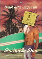 Počitniški dan: Pokončni plakat v slovenščini - 