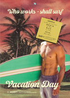 Počitniški dan: Pokončni plakat v angleščini - 