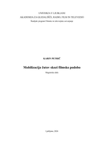 Mobilizacija čutov skozi filmsko podobo - 