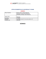 Scenarij za kratko TV dramo Vdovec - 