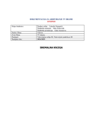 Snemalna knjiga za kratko TV dramo Vdovec - 