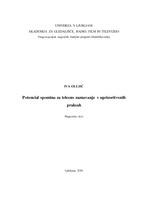 Potencial spomina za telesno zaznavanje v uprizoritvenih praksah - pdf. - 