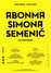 Abonma Simona Semenič - plakat - 41,7x29,5