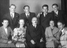 Filip Kumbatovič Kalan s kolegi - Slušatelji z uni. prof. arhitekture Ivanom Vurnikom, Ljubljana, 1936.
V sredi sedi prof. Ivan Vurnik, drugi z desne stoji Filip Kumbatovič Kalan.